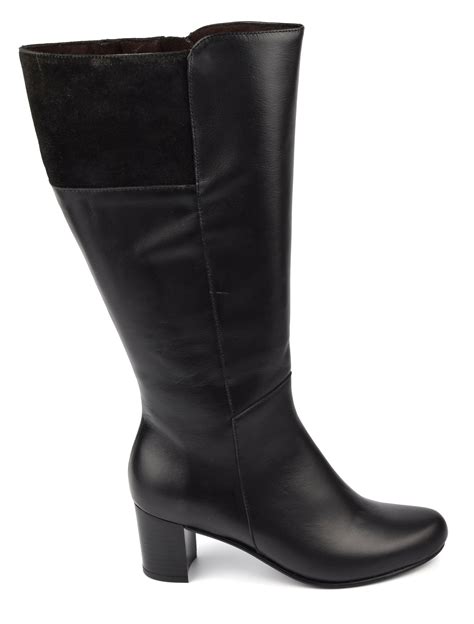 bottes mollet larges femme|Bottes Mollets Larges pour Femmes 